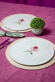 Hermia Juego de 2 Platos de Porcelana para Pizza de 32 cm Multicolor